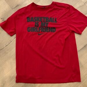 Jordan Brand × Nike basketball is My Girlfriend tee